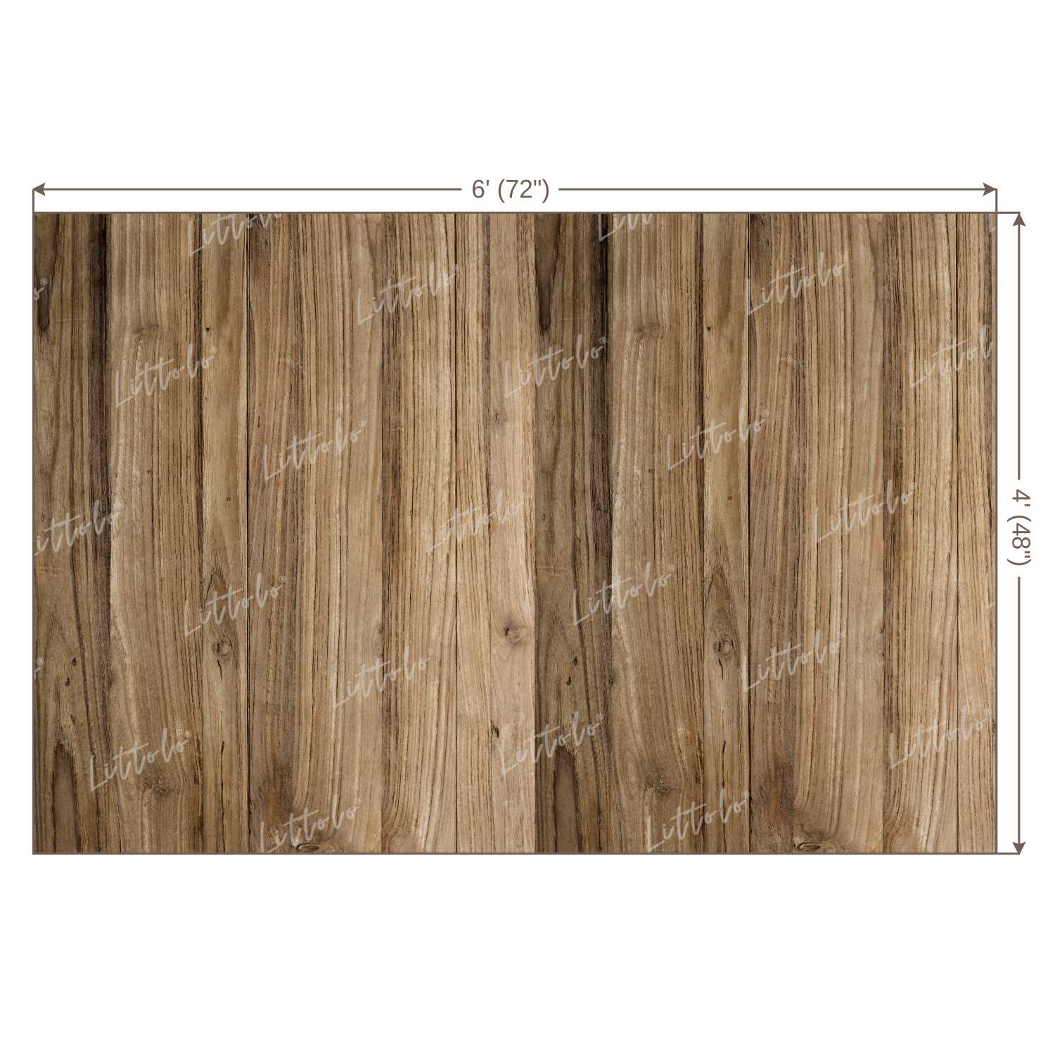 LB0076 Planks Backdrop