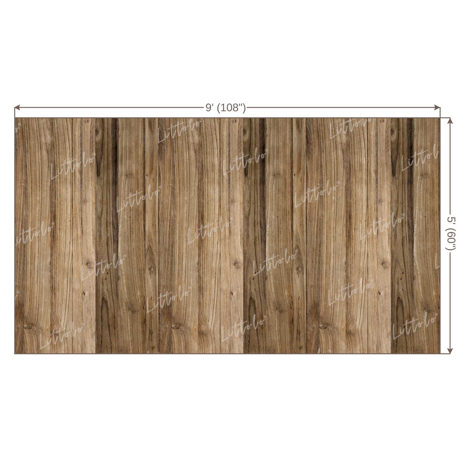 LB0076 Planks Backdrop