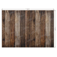 LB0083 Brown Mix Shades Planks Backdrop