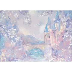 LB0102 Dreamland Castle Theme Backdrop