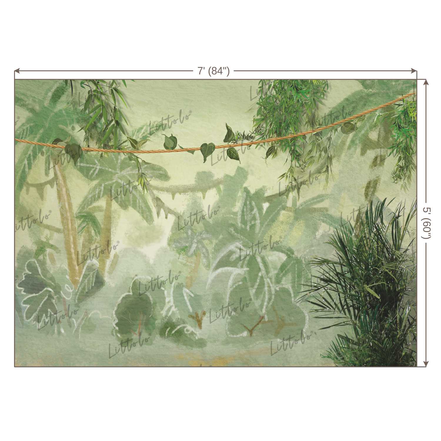 LB0103 Jungle Theme Backdrop