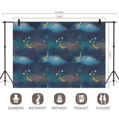 LB0104 Moon Stars Theme Backdrop  | RTS