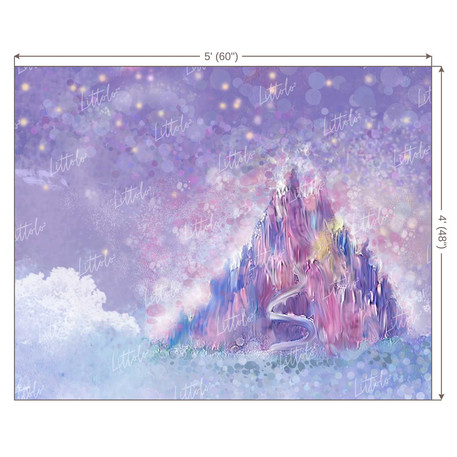 LB0106 Magical Land Castle Theme Backdrop