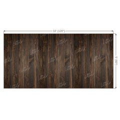 LB0126 Brown Planks Backdrop