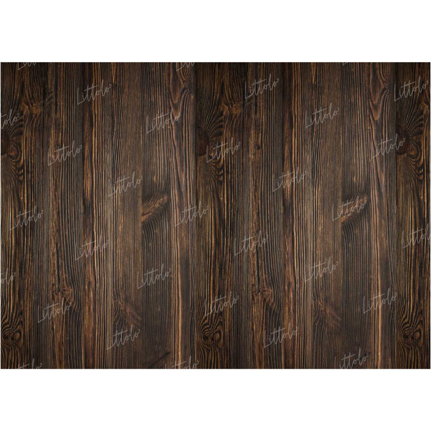 LB0126 Brown Planks Backdrop