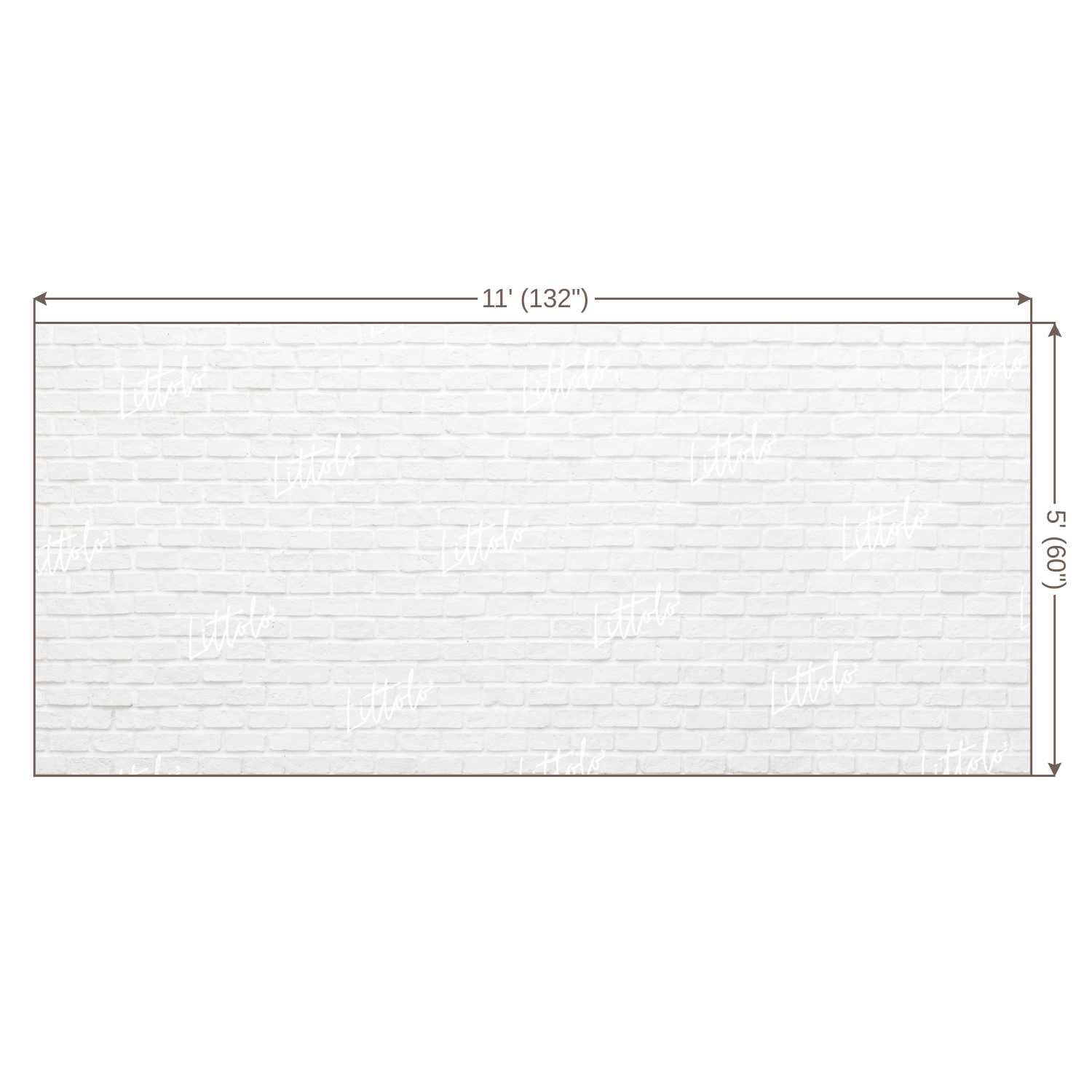 LB0136 White Planks Backdrop