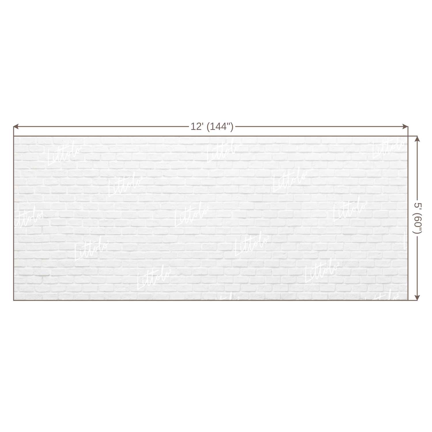 LB0136 White Planks Backdrop