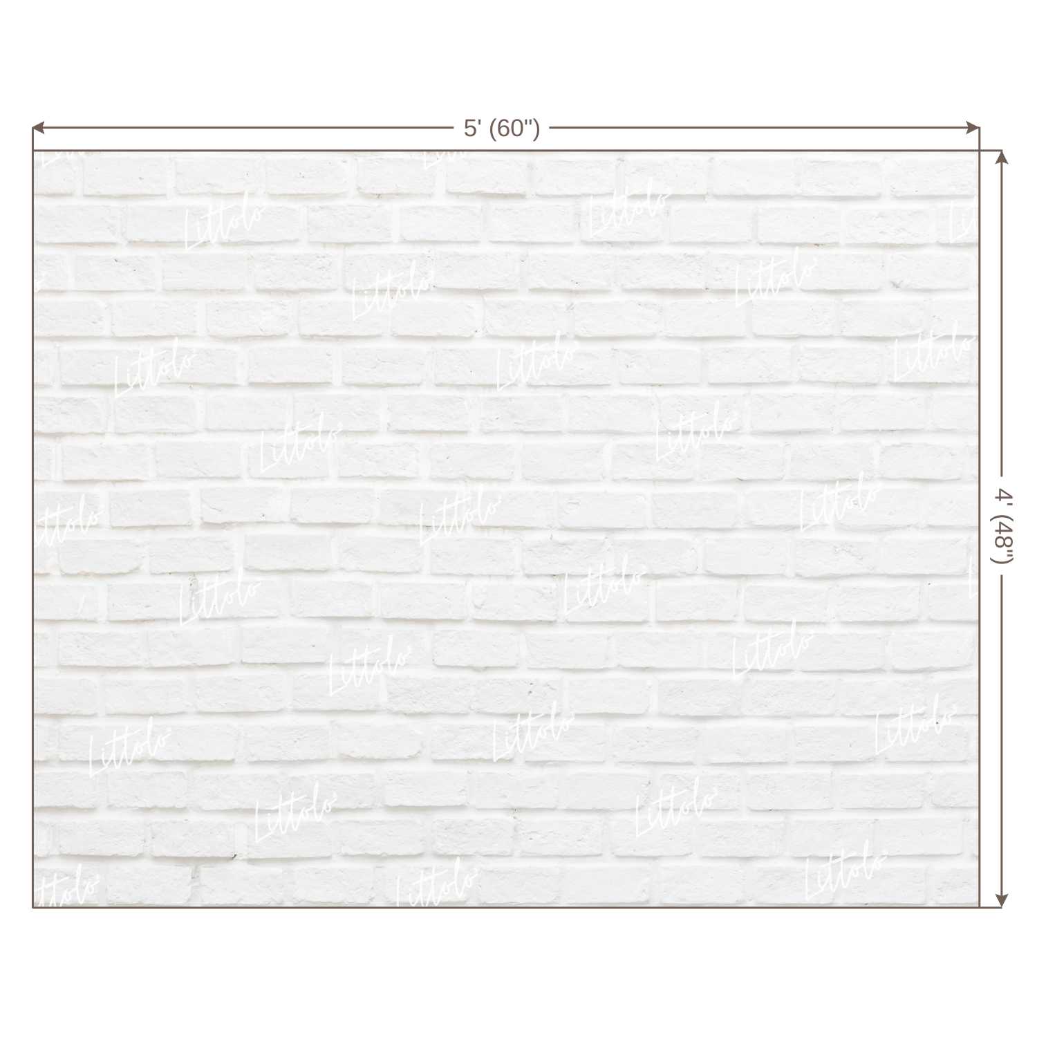 LB0136 White Planks Backdrop