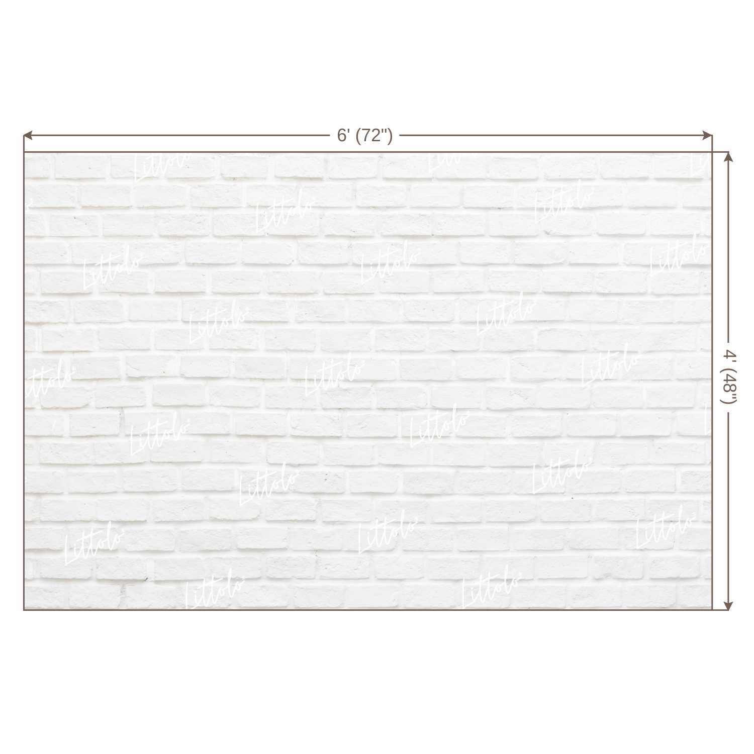 LB0136 White Planks Backdrop