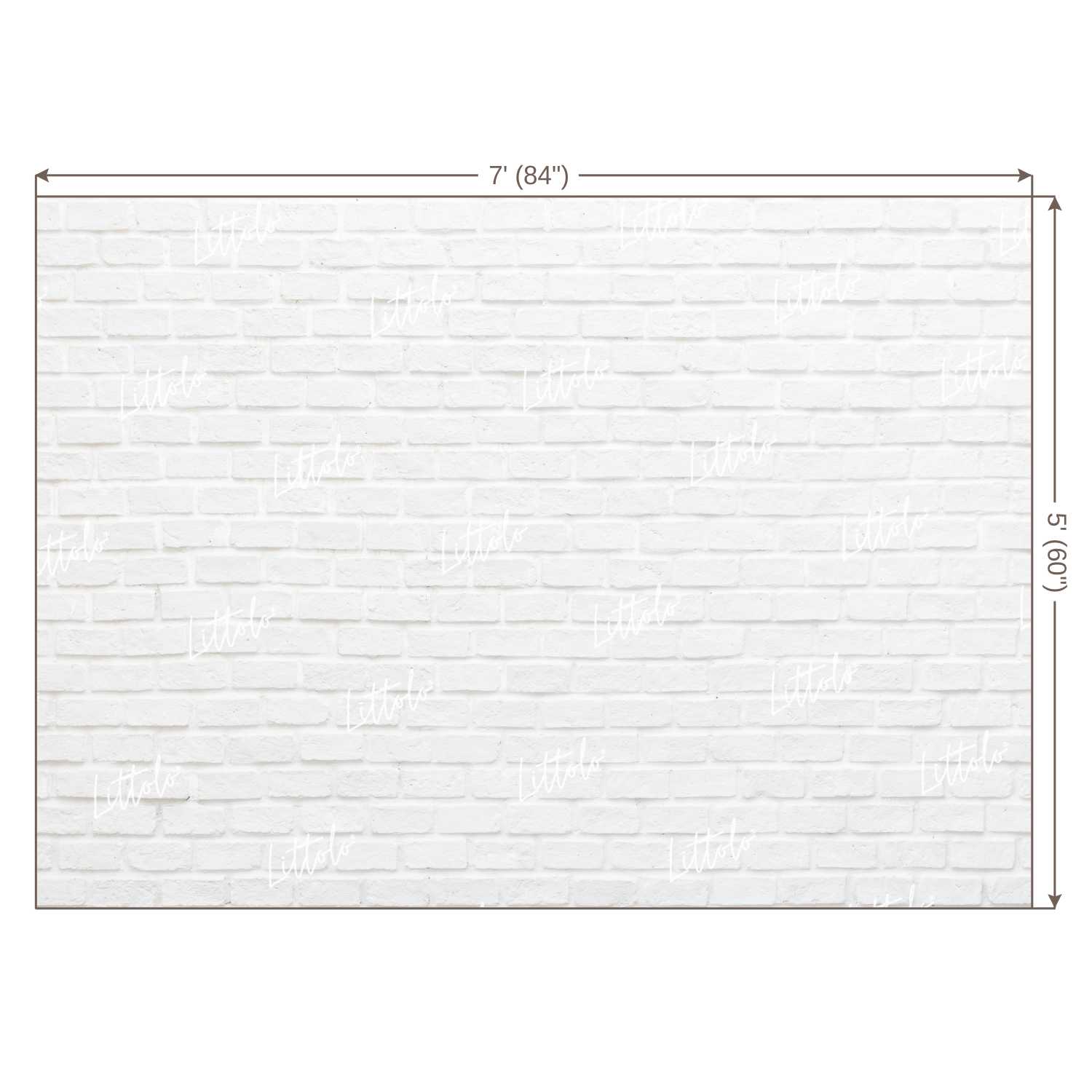 LB0136 White Planks Backdrop