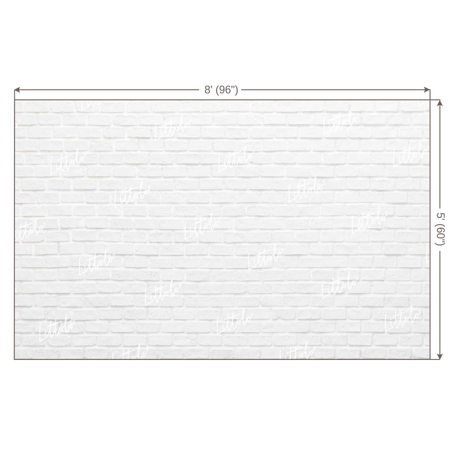 LB0136 White Planks Backdrop