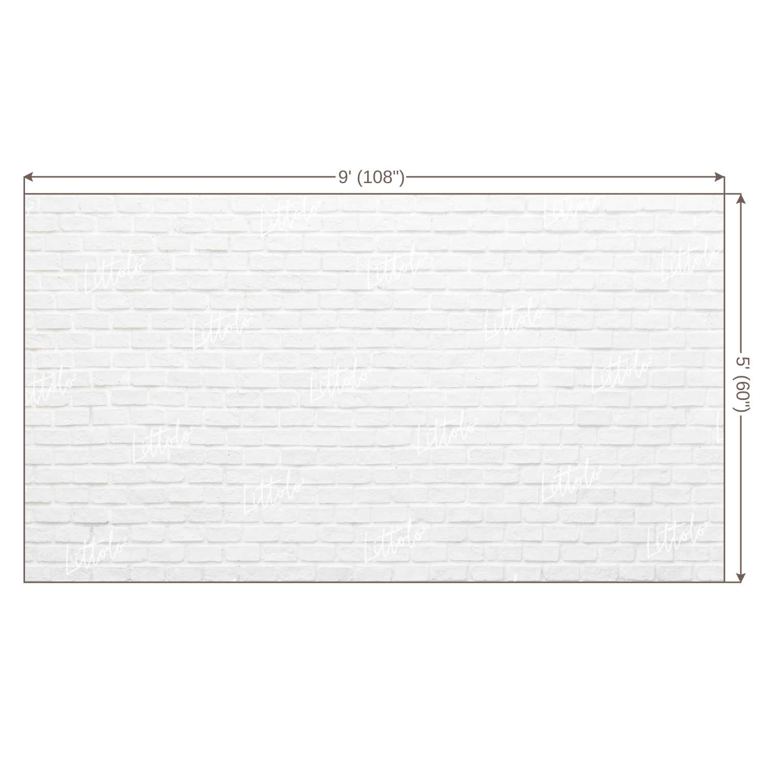 LB0136 White Planks Backdrop