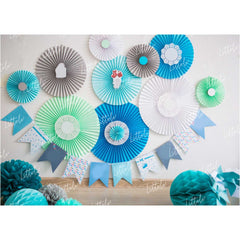 LB0142 Balloons and Cake Smash Backdrop