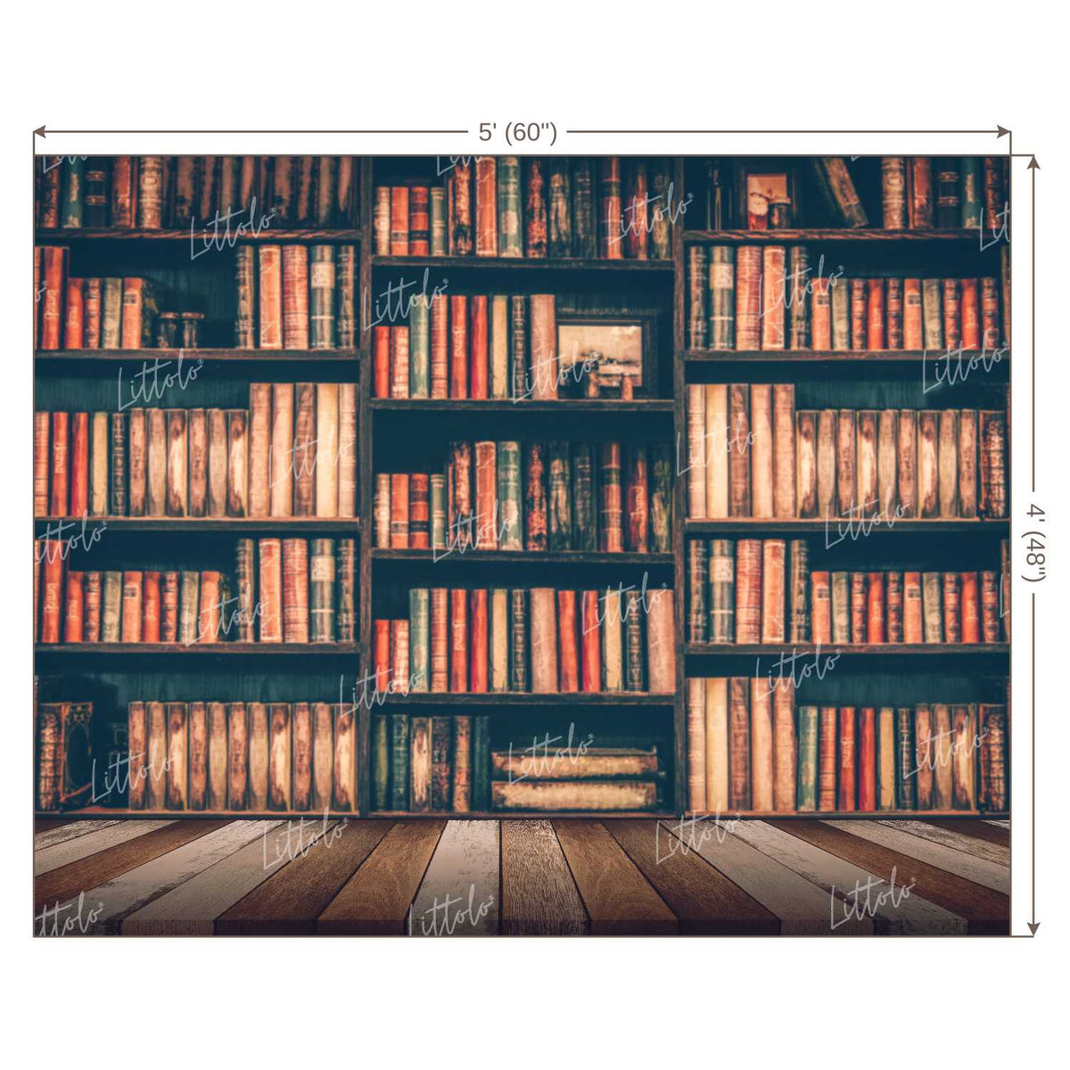 LB0143 Library Style 2 Theme Backdrop