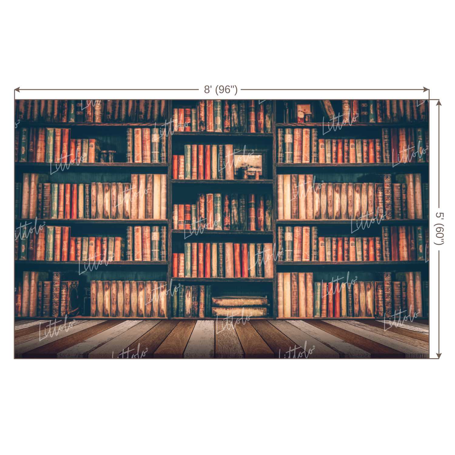 LB0143 Library Style 2 Theme Backdrop