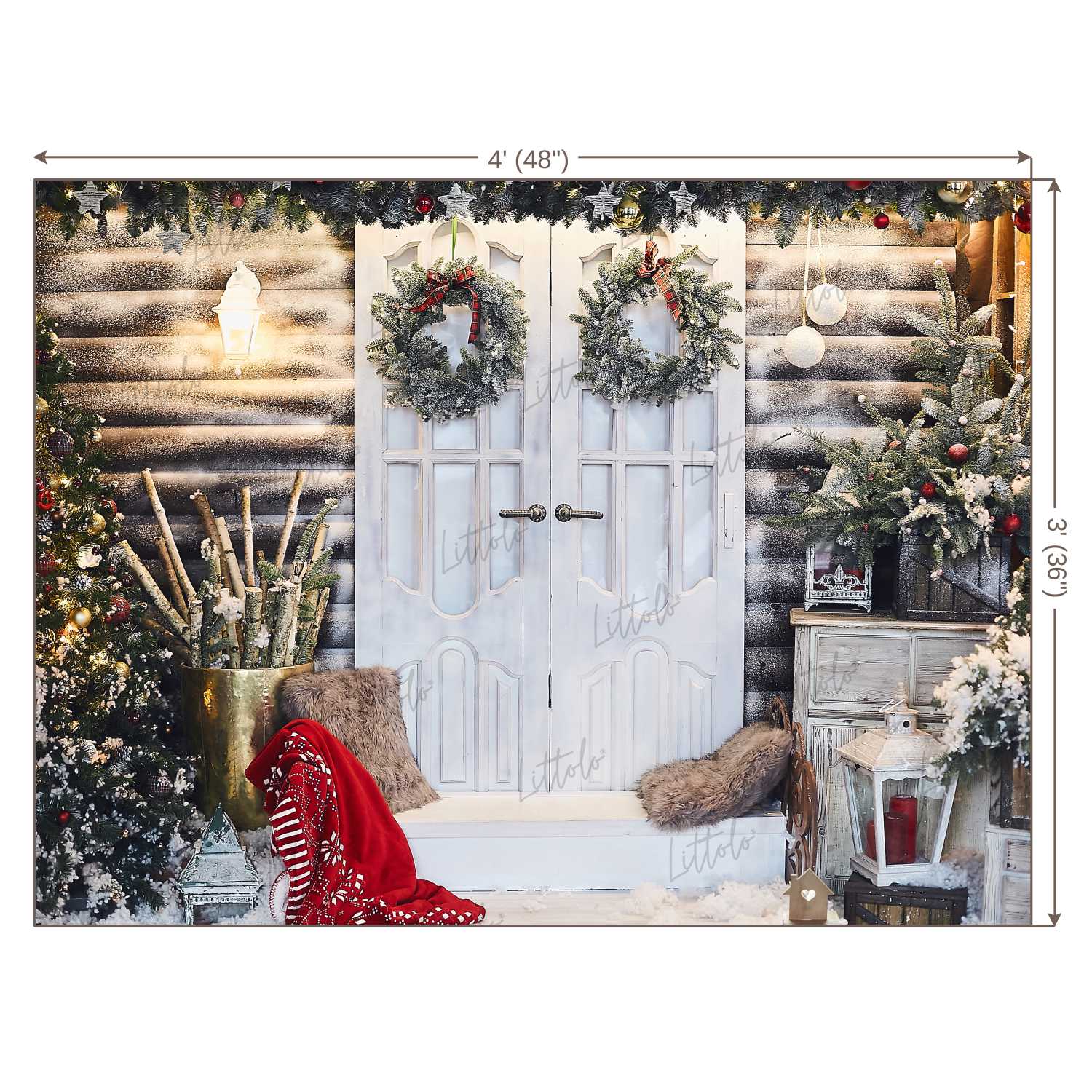 LB0151 Christmas Festivals and Seasons Backdrop