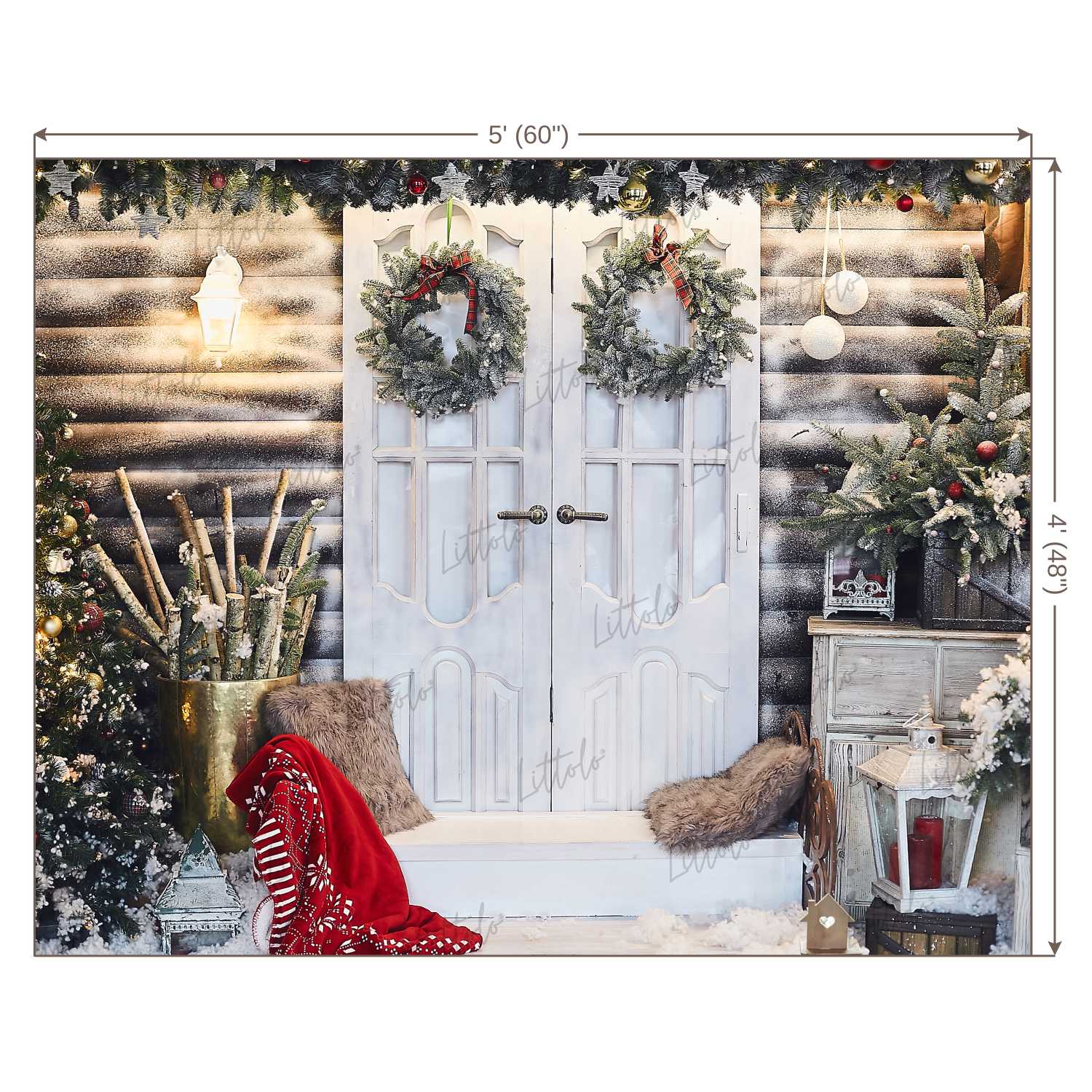 LB0151 Christmas Festivals and Seasons Backdrop