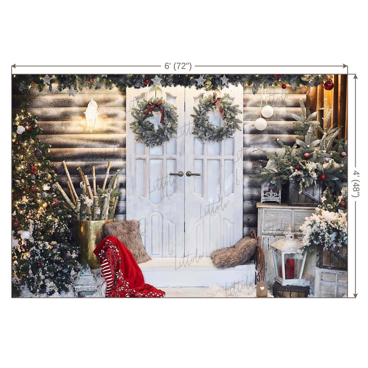 LB0151 Christmas Festivals and Seasons Backdrop