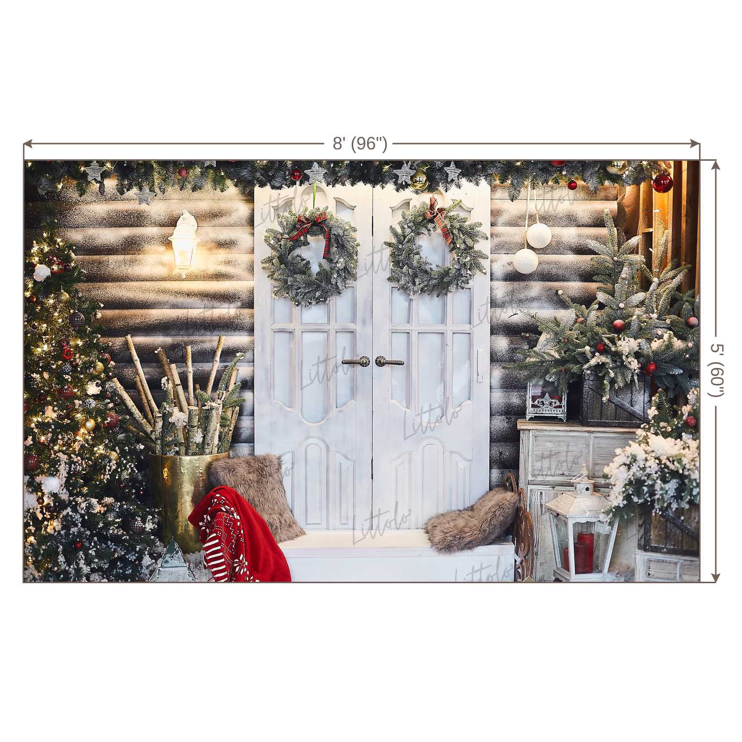 LB0151 Christmas Festivals and Seasons Backdrop