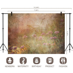 LB0157 Floral and Fine Arts Backdrop