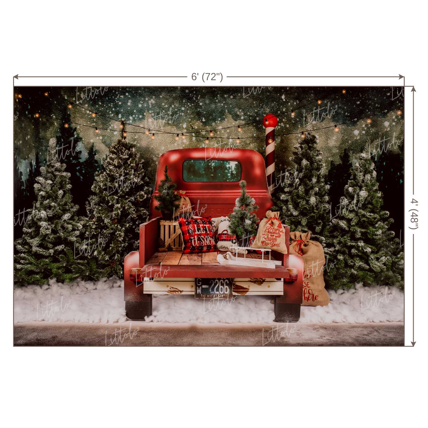 LB0160 Christmas Festivals and Seasons Backdrop