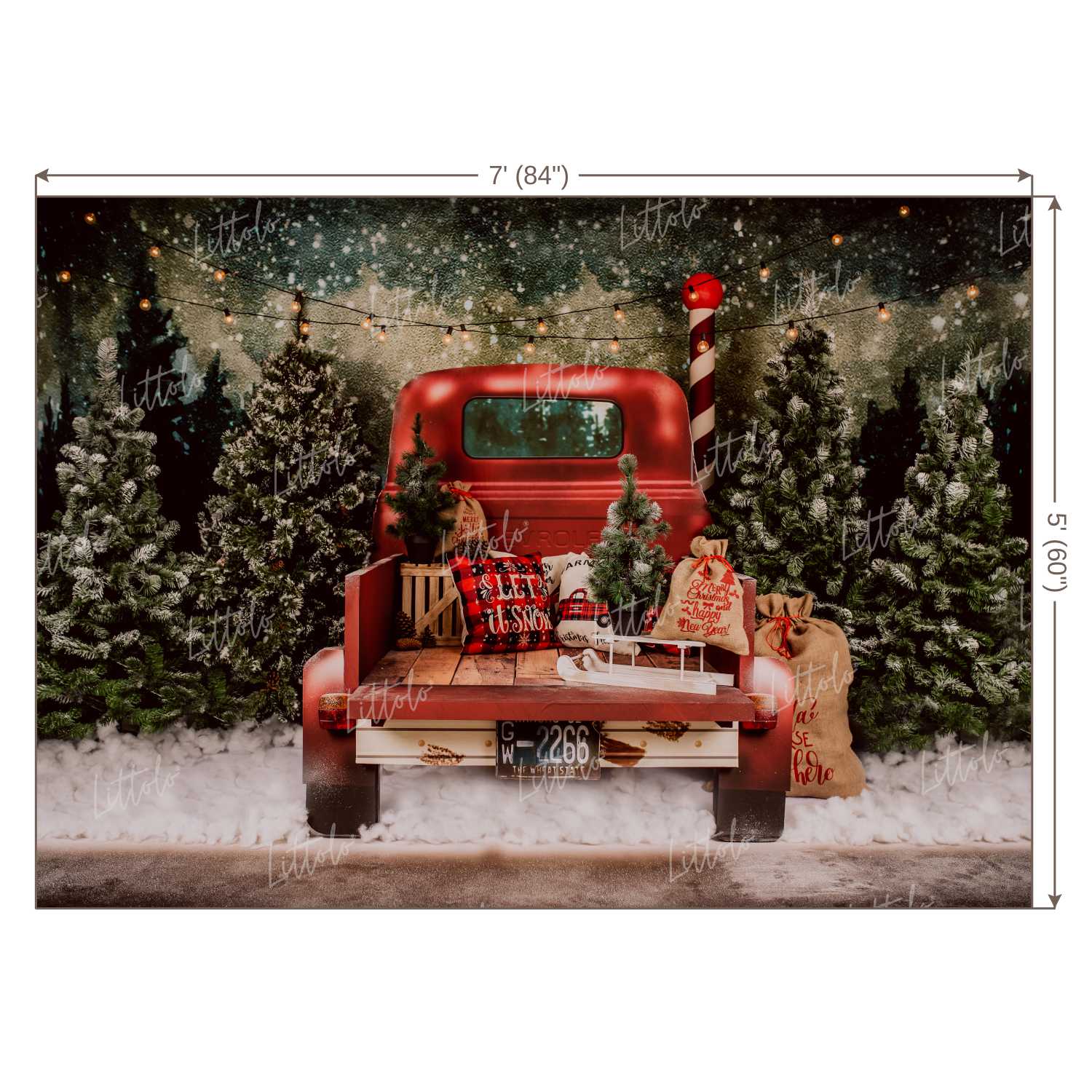 LB0160 Christmas Festivals and Seasons Backdrop