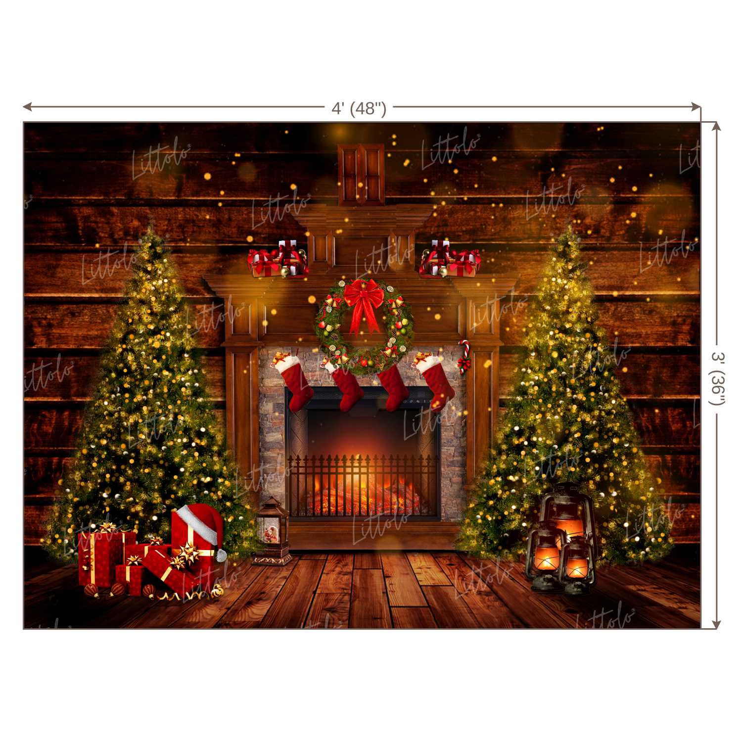 LB0161 Christmas Theme Backdrop