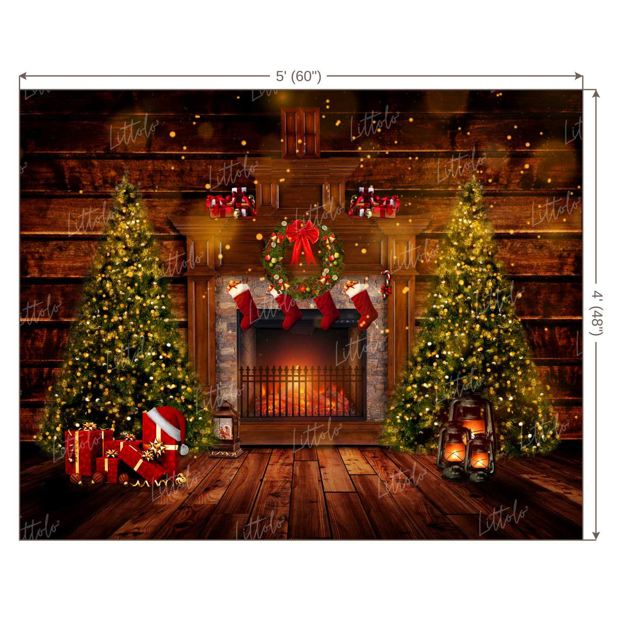 LB0161 Christmas Theme Backdrop