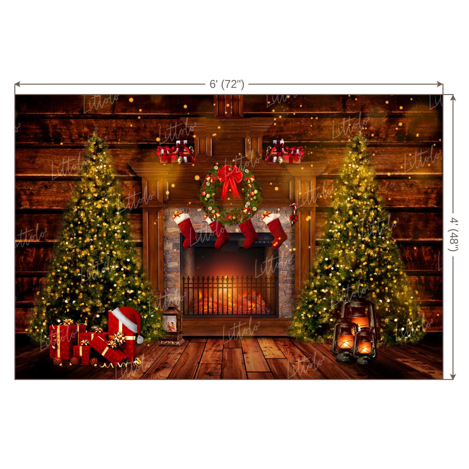 LB0161 Christmas Theme Backdrop