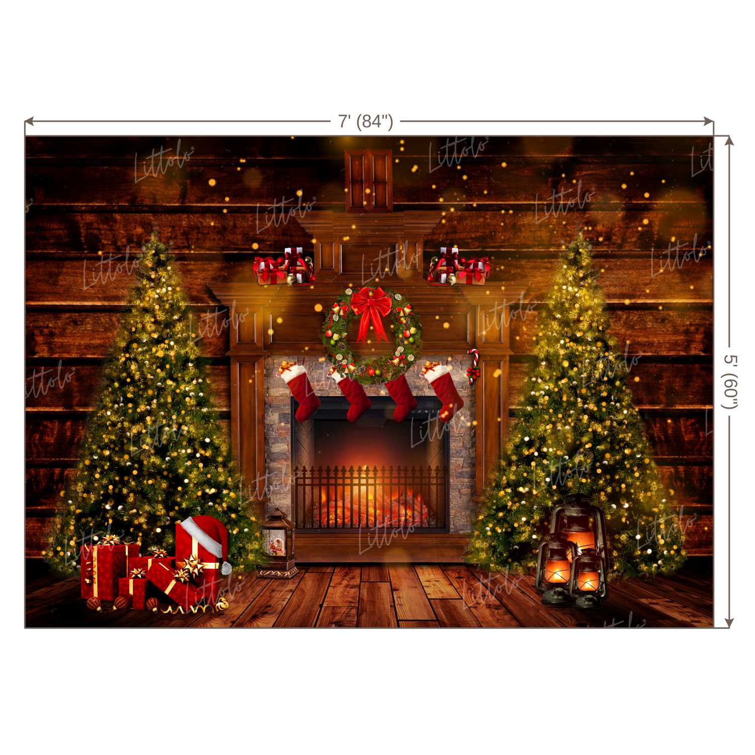 LB0161 Christmas Theme Backdrop