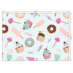 LB0165 Sugar Rush 2 Theme Backdrop