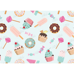 LB0165 Sugar Rush 2 Theme Backdrop