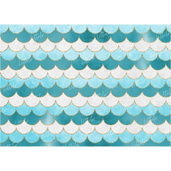 LB0166 Mermaid Fins Theme Backdrop