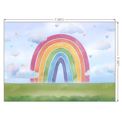 LB0170 Rainbow Theme Backdrop