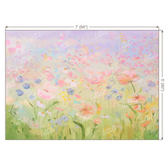 LB0182 Floral and Fine Arts Backdrop