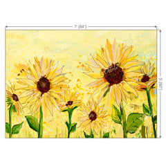 LB0183 Sunflowers Floral and Fine Arts Backdrop