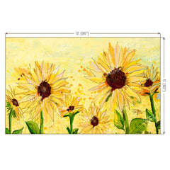 LB0183 Sunflowers Floral and Fine Arts Backdrop