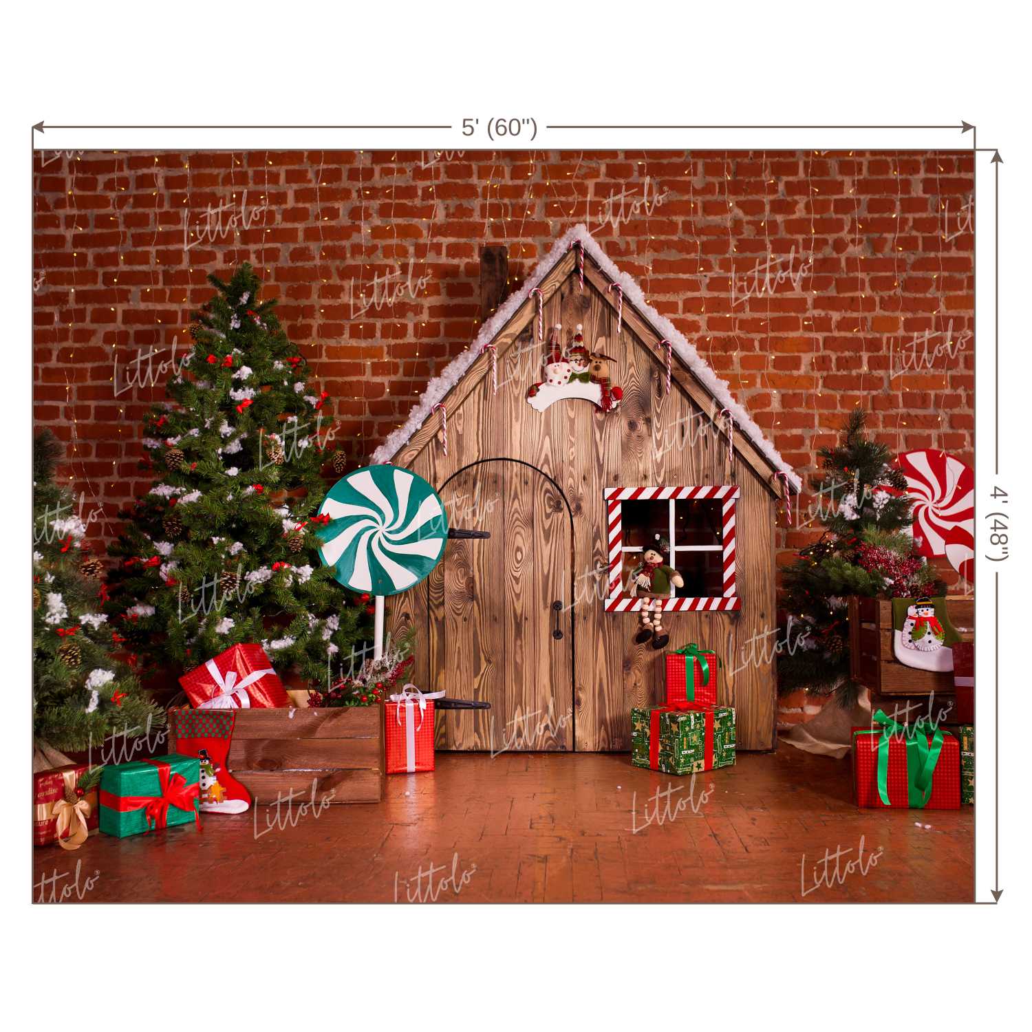 LB0189 Christmas Gifts Festivals and Seasons Backdrop