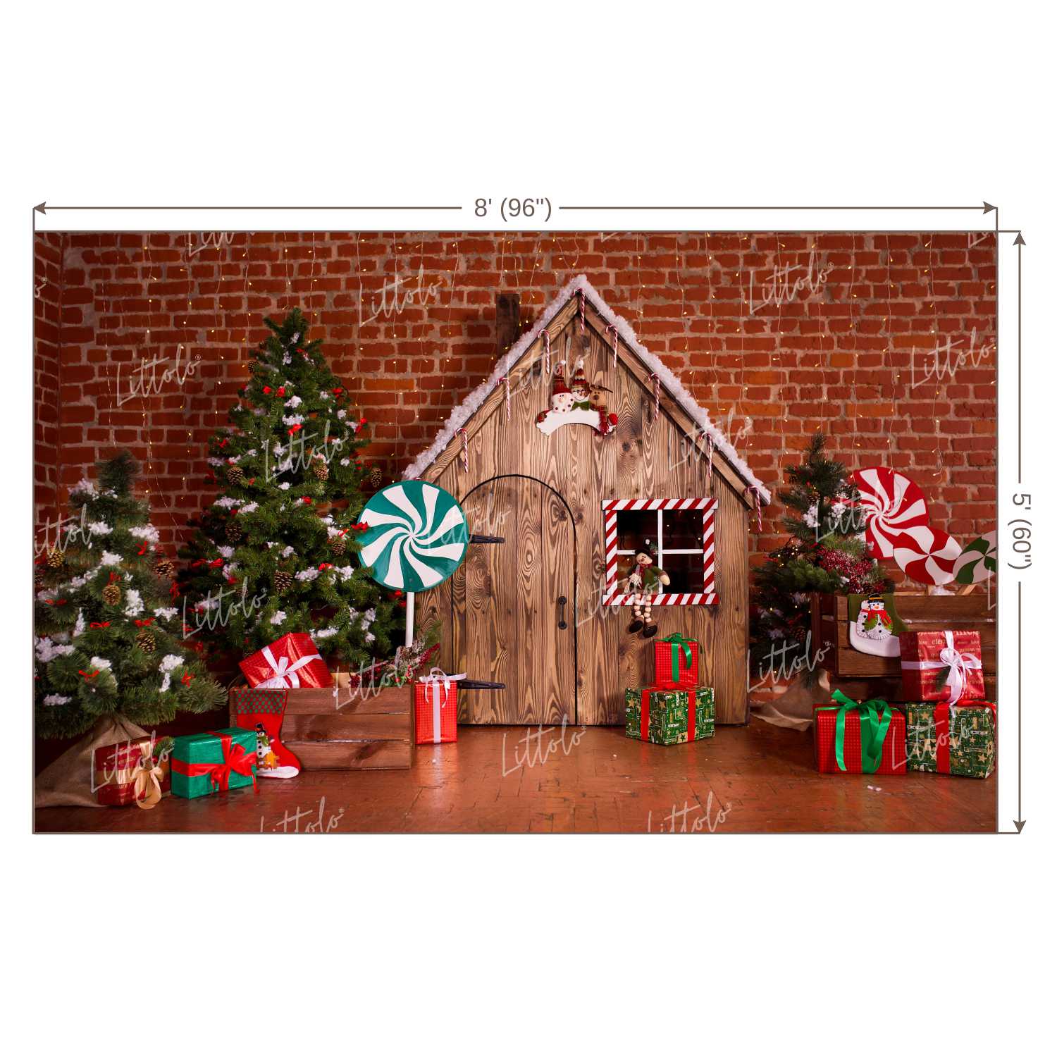 LB0189 Christmas Gifts Festivals and Seasons Backdrop