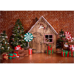 LB0189 Christmas Gifts Festivals and Seasons Backdrop