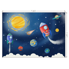 LB0199 Space Adventures Theme Backdrop