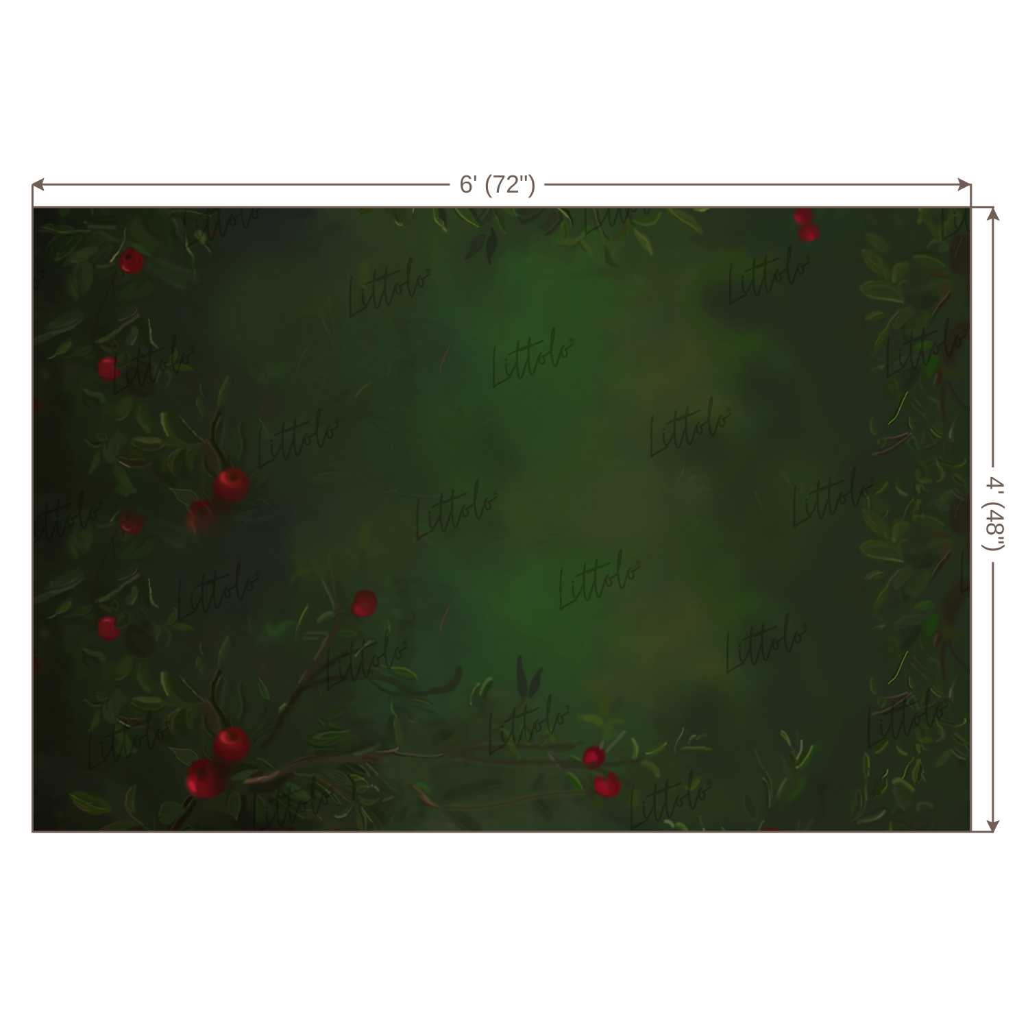 LB0201 Dark Vine Theme Backdrop