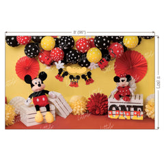 LB0206 Mickey Minnie Mouse Theme Backdrop