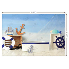 LB0209 Sailor Theme Backdrop