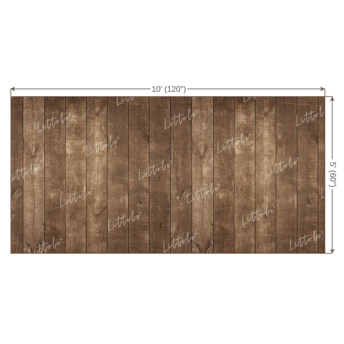 LB0213 Natural Wood Shades Planks Backdrop