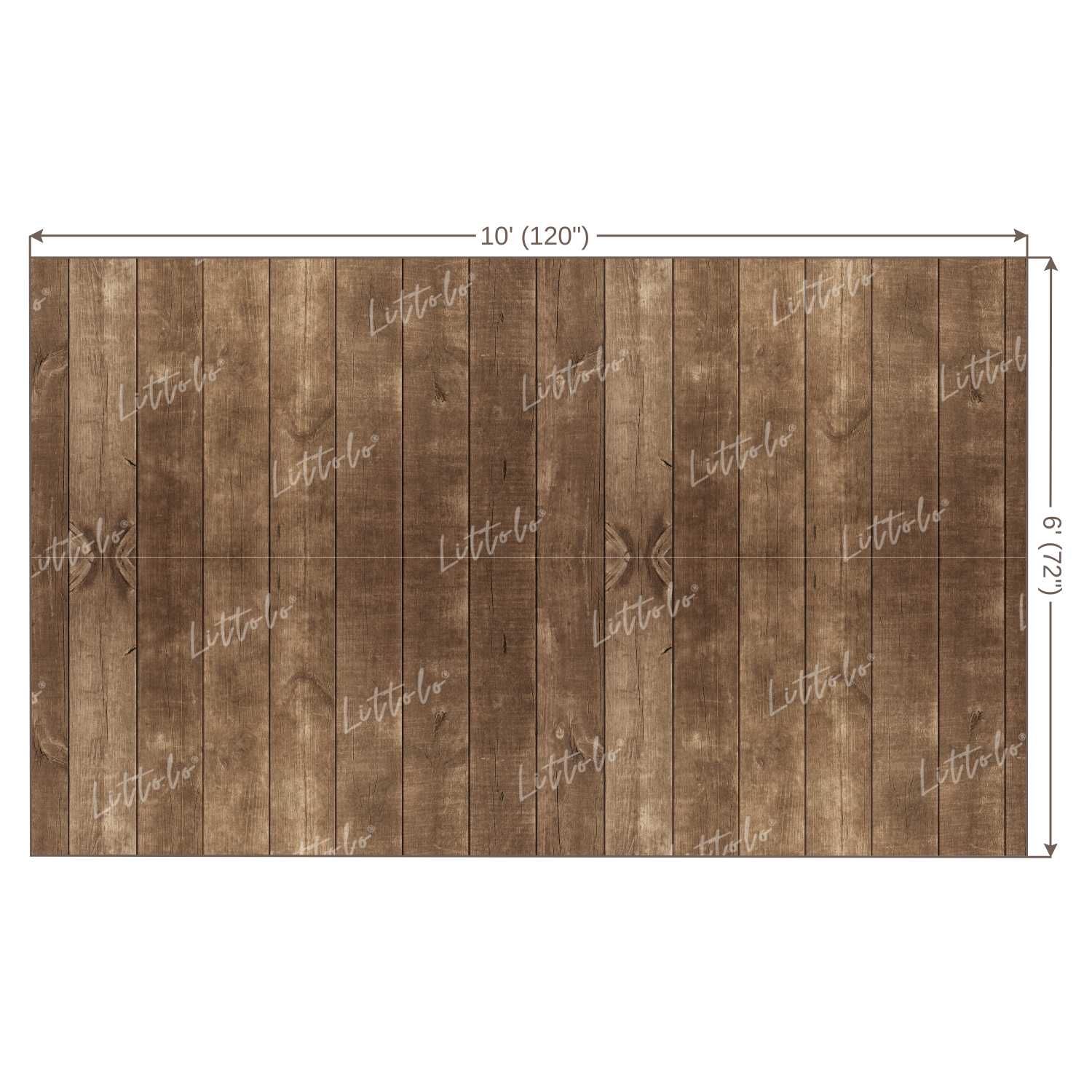 LB0213 Natural Wood Shades Planks Backdrop