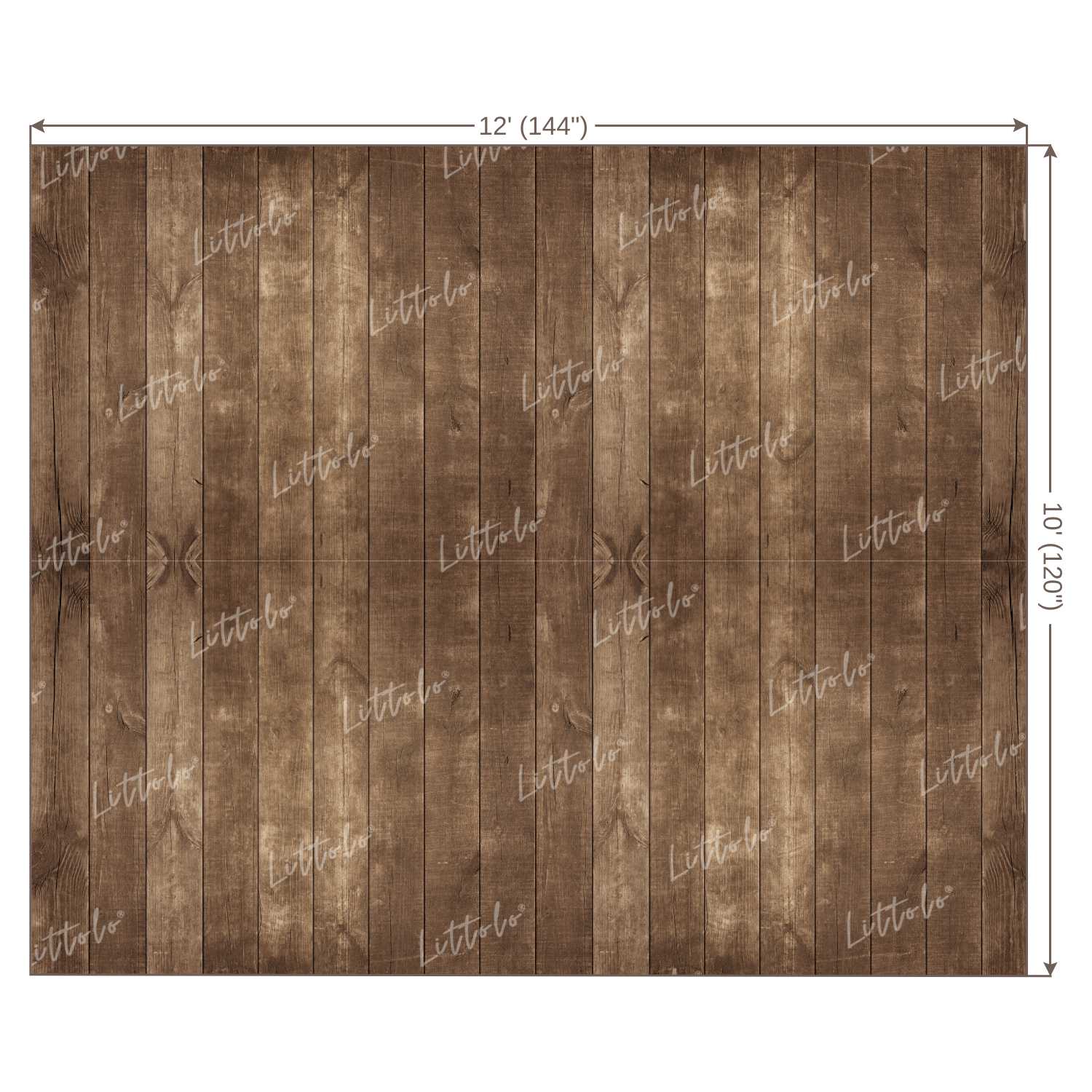 LB0213 Natural Wood Shades Planks Backdrop