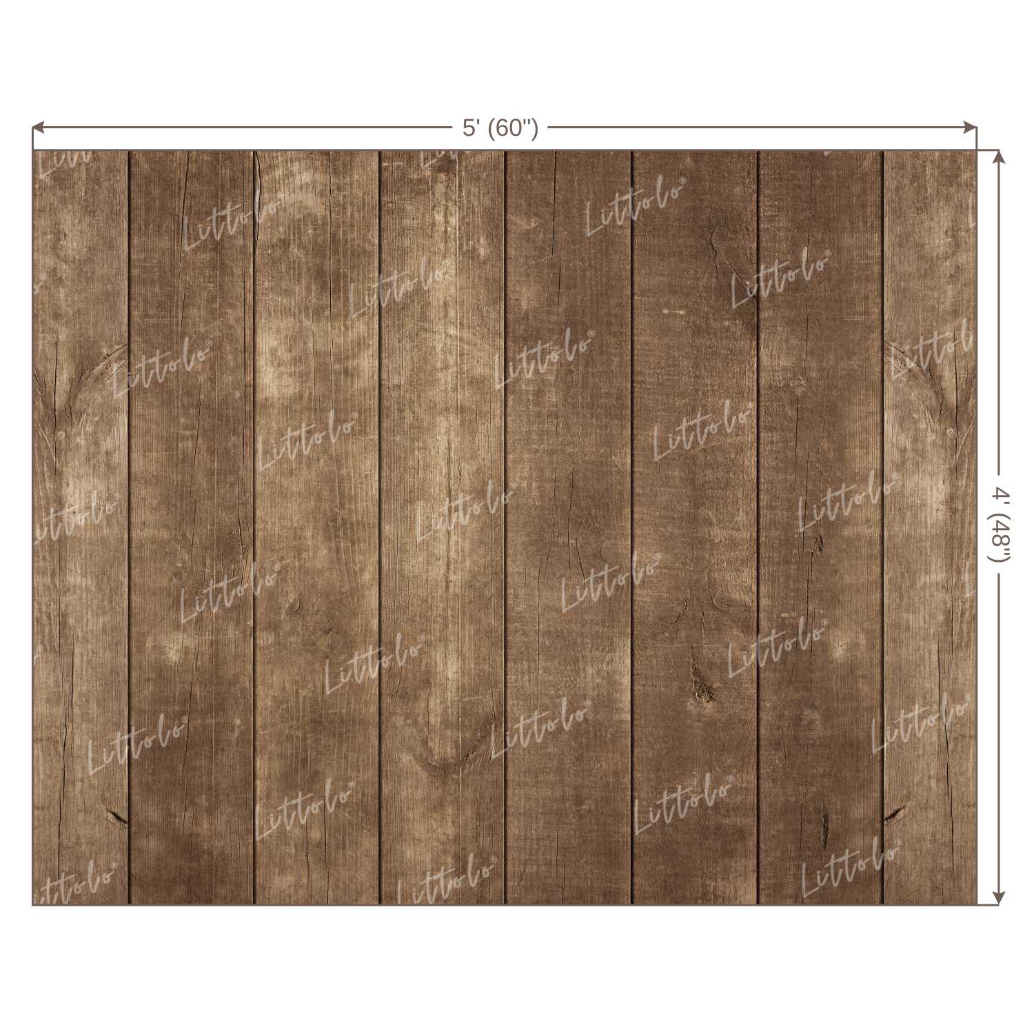 LB0213 Natural Wood Shades Planks Backdrop