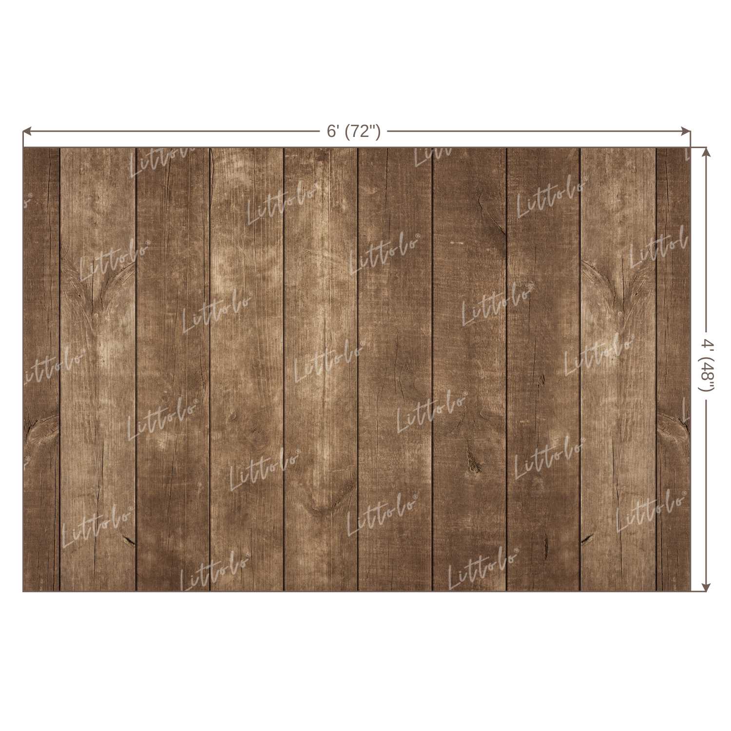 LB0213 Natural Wood Shades Planks Backdrop