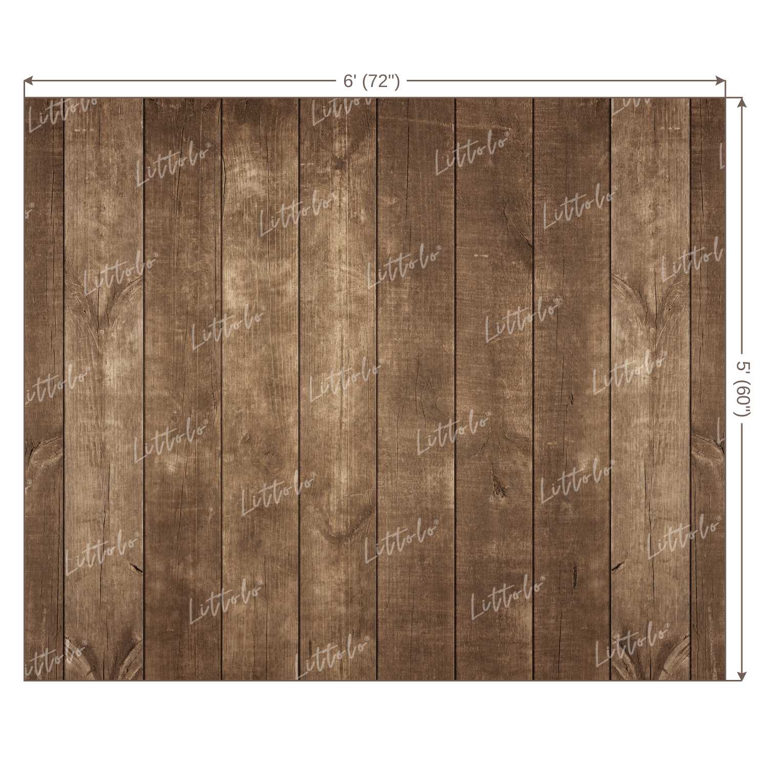 LB0213 Natural Wood Shades Planks Backdrop